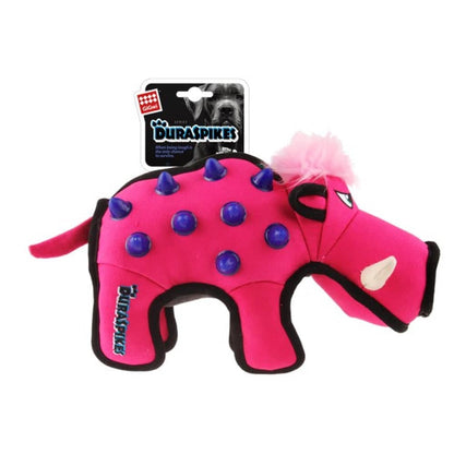 GiGwi Duraspikes Extra Durable Wild Boar Toy for Dogs — in use