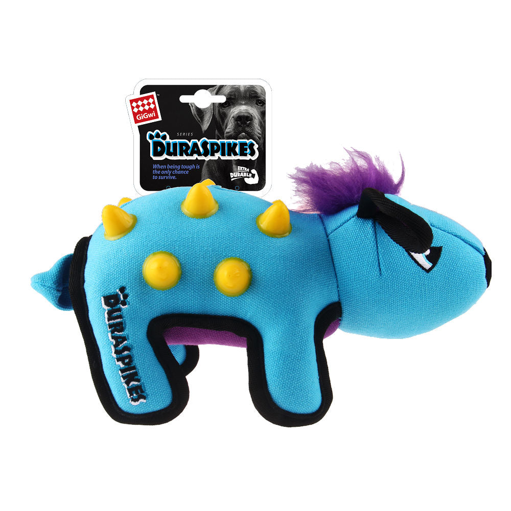 GiGwi Duraspikes Rabbit Toy for Dogs — back view