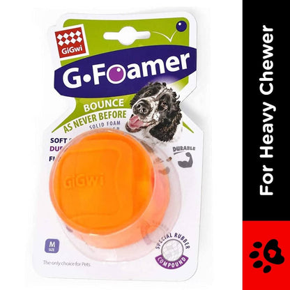GiGwi G Foamer Ball Toy for Dogs — side view