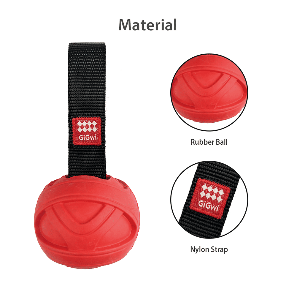 GiGwi Go! Fetch Slinger Ball Toy for Dogs — back view