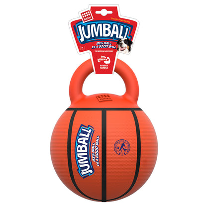 GiGwi JUMBALL Basketball Toy for Dogs — side view