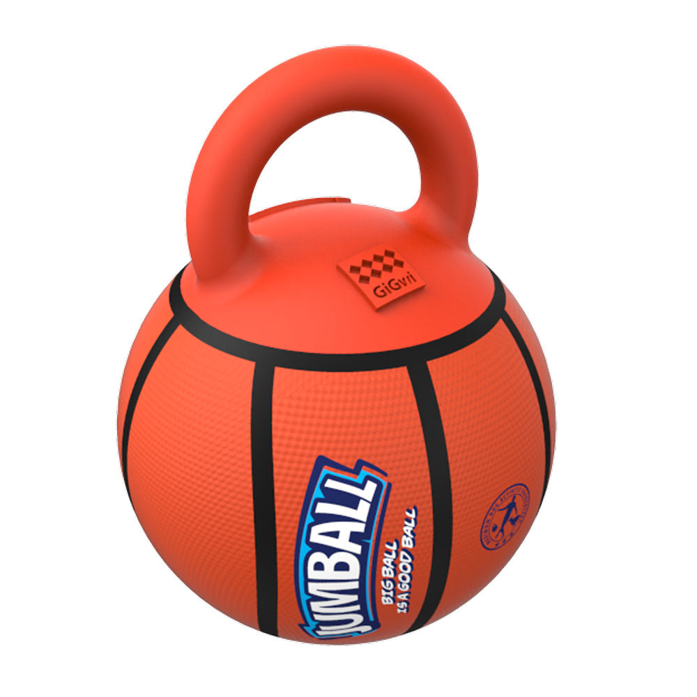 GiGwi JUMBALL Basketball Toy for Dogs — back view