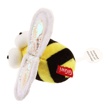 GiGwi Melody Chaser with Motion Activated Sound Chip Bee Toy for Cats — back view