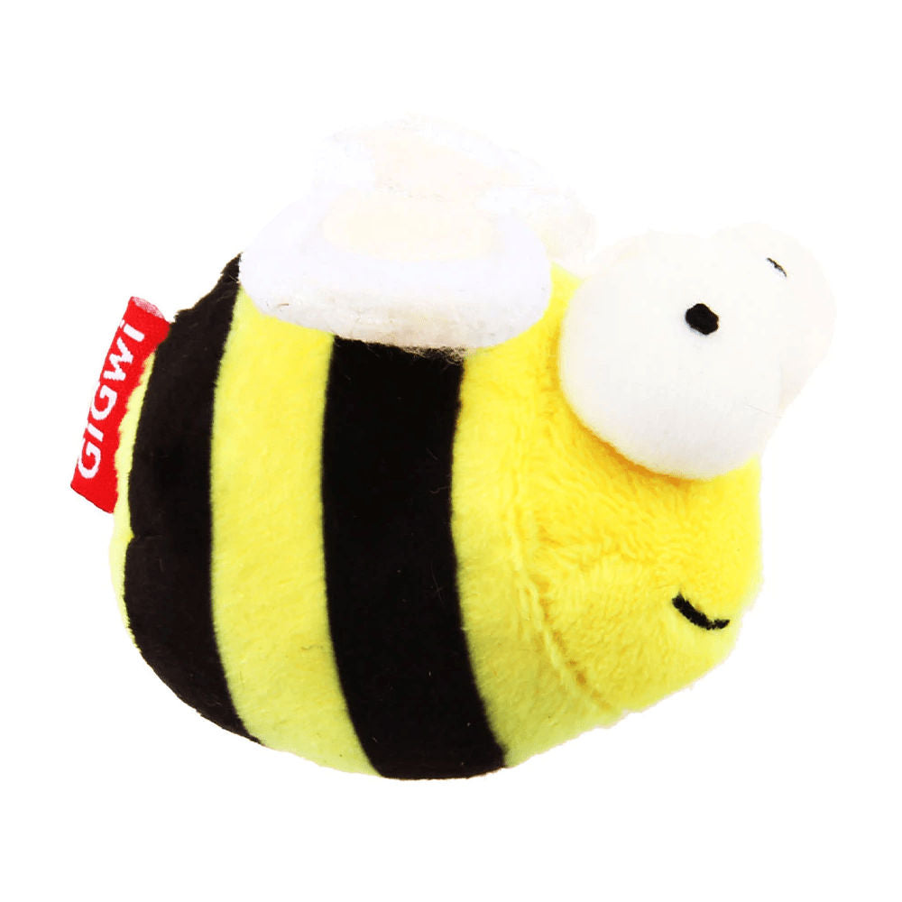 GiGwi Melody Chaser with Motion Activated Sound Chip Bee Toy for Cats — in use