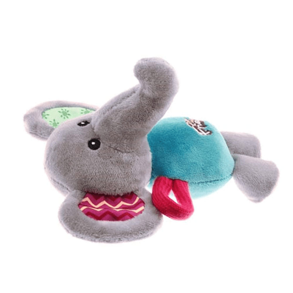 GiGwi Plush Friendz with Squeaker Elephant Toy for Dogs | For Soft Chewers — in use
