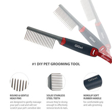 Gigwi Regular Comb For Dogs And Cats Black - Image 2