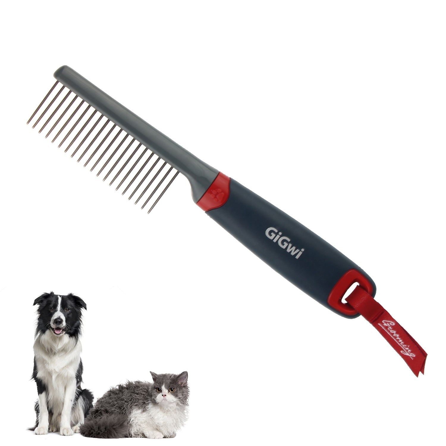 Gigwi Regular Comb For Dogs And Cats Black - Image 3