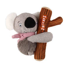 Gigwi Shaking Fun Koala Toy For Dogs Brown Light Grey