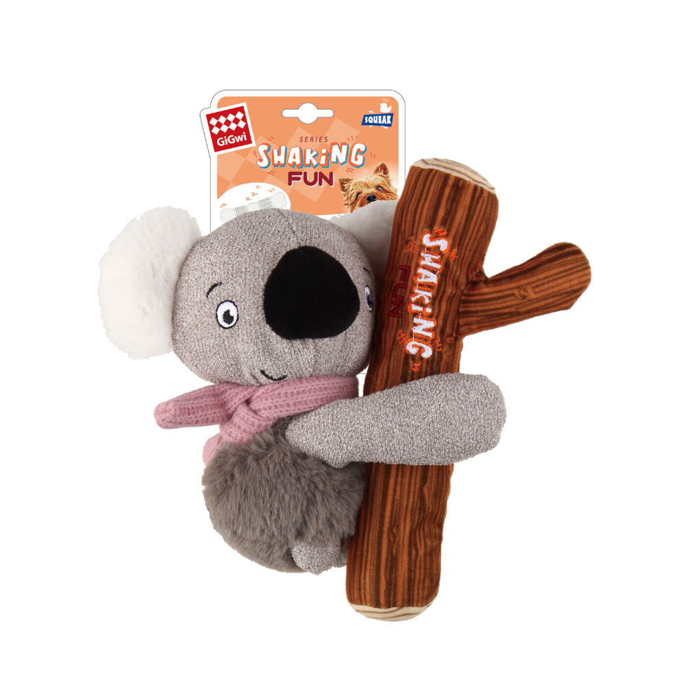 GiGwi Shaking Fun Koala Toy for Dogs — side view