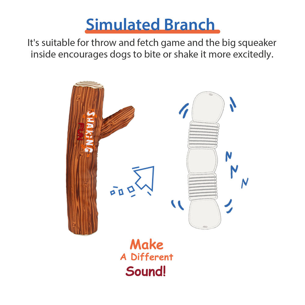 GiGwi Shaking Fun Koala Toy for Dogs — back view