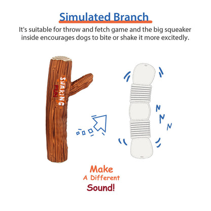 GiGwi Shaking Fun Koala Toy for Dogs — back view