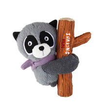 Gigwi Shaking Fun Raccoon Toy For Dogs Brown Dark Green