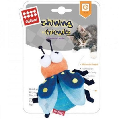 Gigwi Shinning Friends Firefly With Led Light And Catnip Inside Toy For Cats