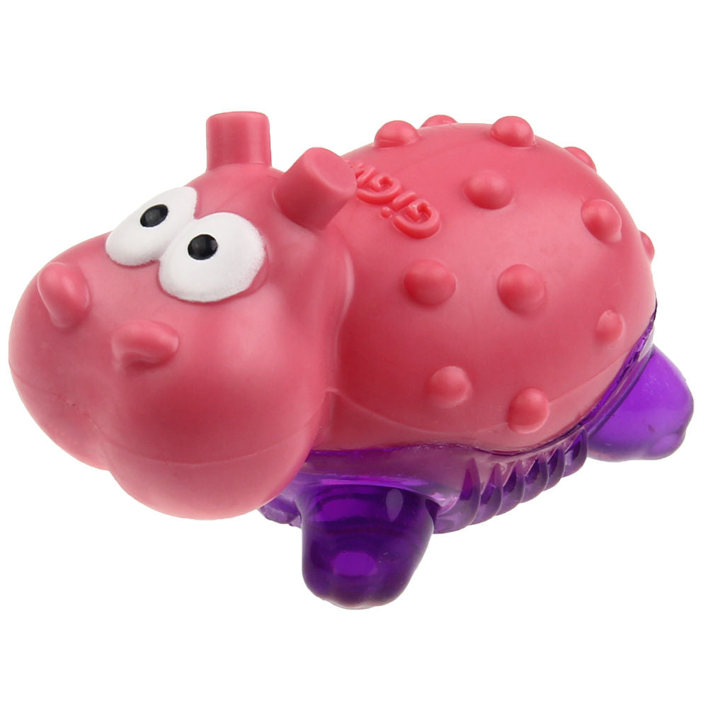 Gigwi Suppa Puppa Hippo Toy For Dogs Pink