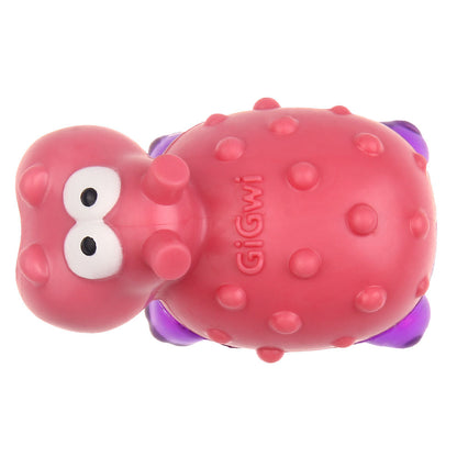 GiGwi Suppa Puppa Baby Hippo Toy for Dogs — back view