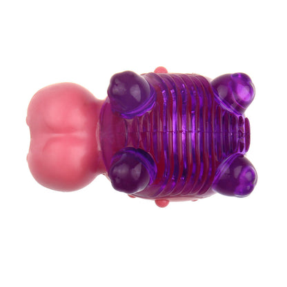 GiGwi Suppa Puppa Baby Hippo Toy for Dogs — in use