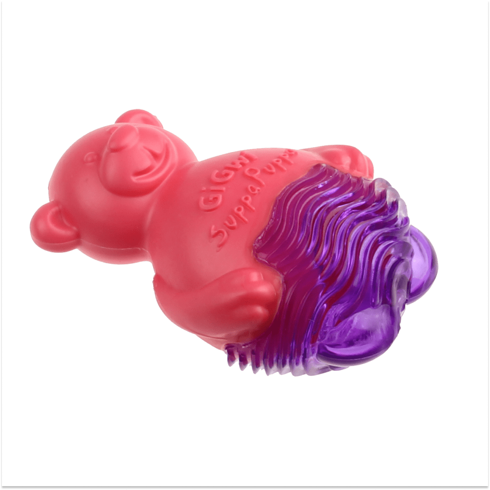 GiGwi Suppa Puppa Bear Toy for Dogs — detail shot