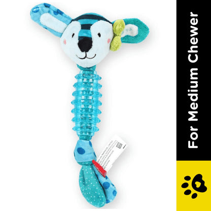 GiGwi Suppa Puppa Rabbit Squeaker inside Toy for Dogs — side view