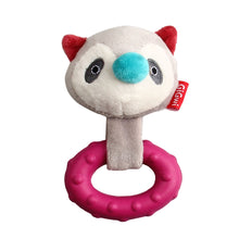 Gigwi Suppa Puppa Ring Raccoon Toy For Dogs Pink