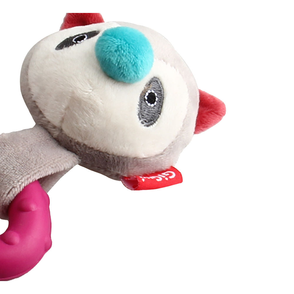 GiGwi Suppa Puppa Ring Raccoon Toy for Dogs — back view
