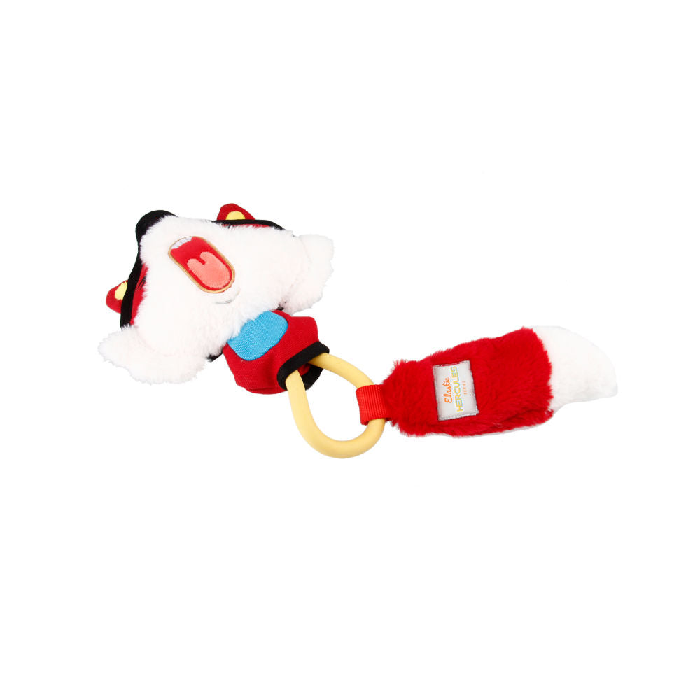 GiGwi Tug Hercules Fox Toy for Dogs — detail shot