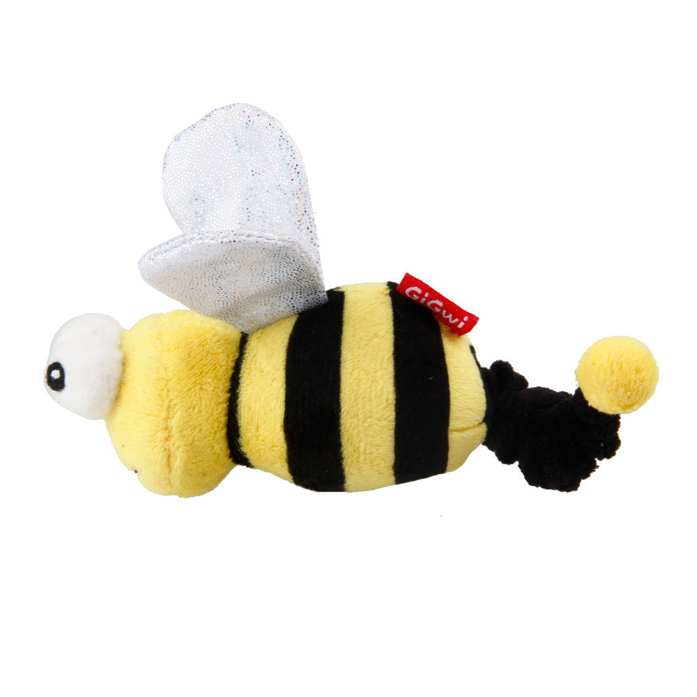 GiGwi Vibrating Running Bee with Catnip inside Toy for Cats — detail shot