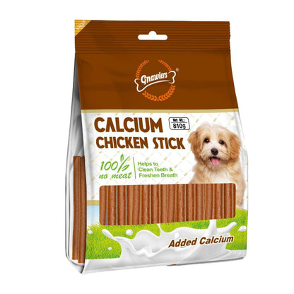 Gnawlers Calcium Chicken Stick Dog Treat — detail shot