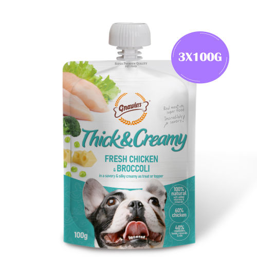 Gnawlers Chicken And Broccoli Thick And Creamy Dog Treats Copy - Image 2