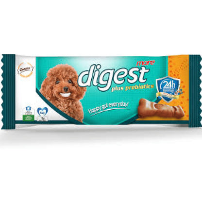 Gnawlers Digest More Plus Prebiotics Dental Chew Bone For Dogs