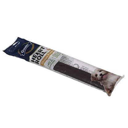 Gnawlers Hearty Roll Chicken Flavoured Dog Treats — back view
