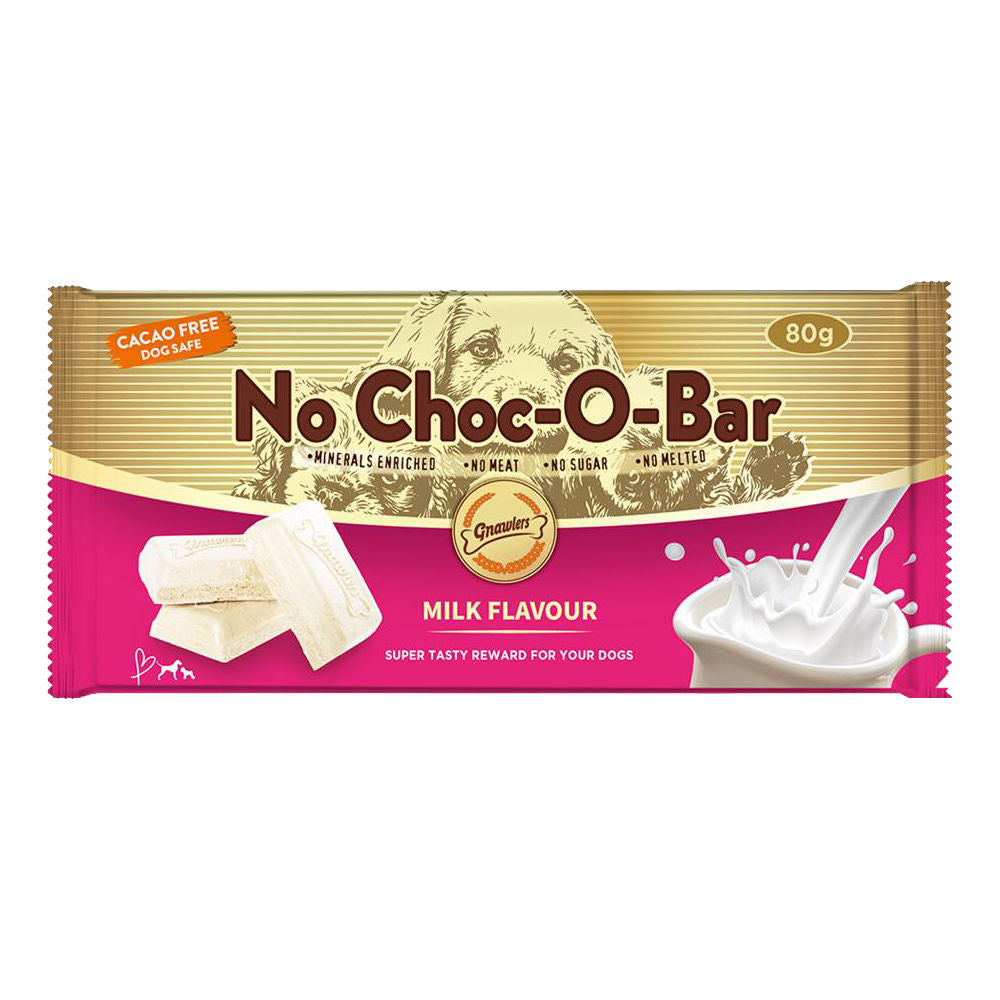 Gnawlers No Choc O Bar Dog Treats Milk