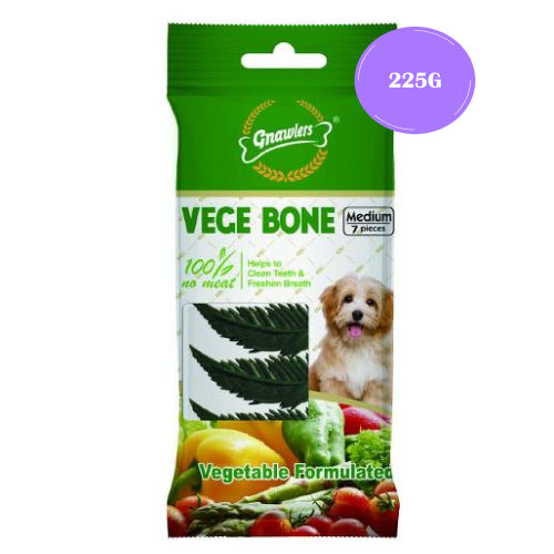 Gnawlers Vegetable Bone Dog Treats — detail shot
