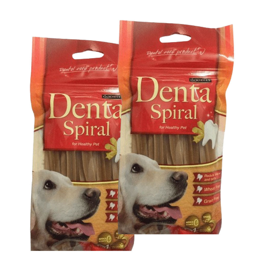 Goodies Denta Spiral Dog Treats — detail shot