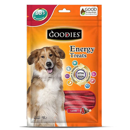 Goodies Energy Treats Lamb Flavoured Dog Treats — back view