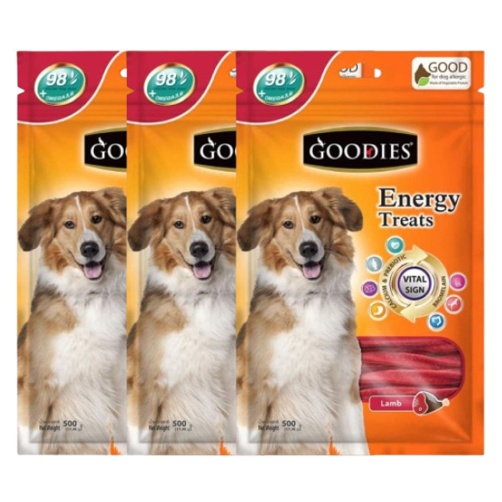 Goodies Energy Treats Lamb Flavoured Dog Treats — detail shot