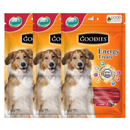 Goodies Energy Treats Lamb Flavoured Dog Treats — detail shot