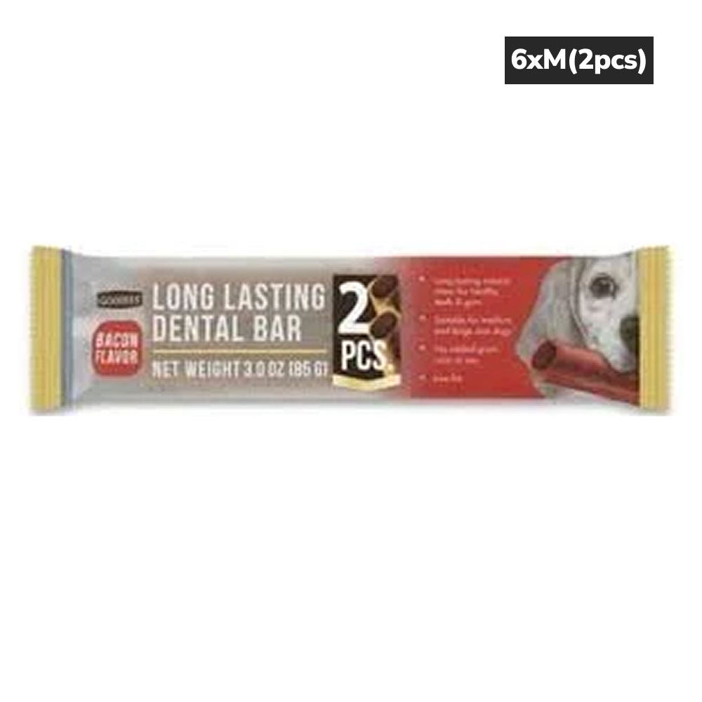 Goodies Long Lasting Dental Bar Salmon Dog Treats — in use
