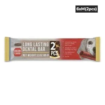 Goodies Long Lasting Dental Bar Salmon Dog Treats — in use