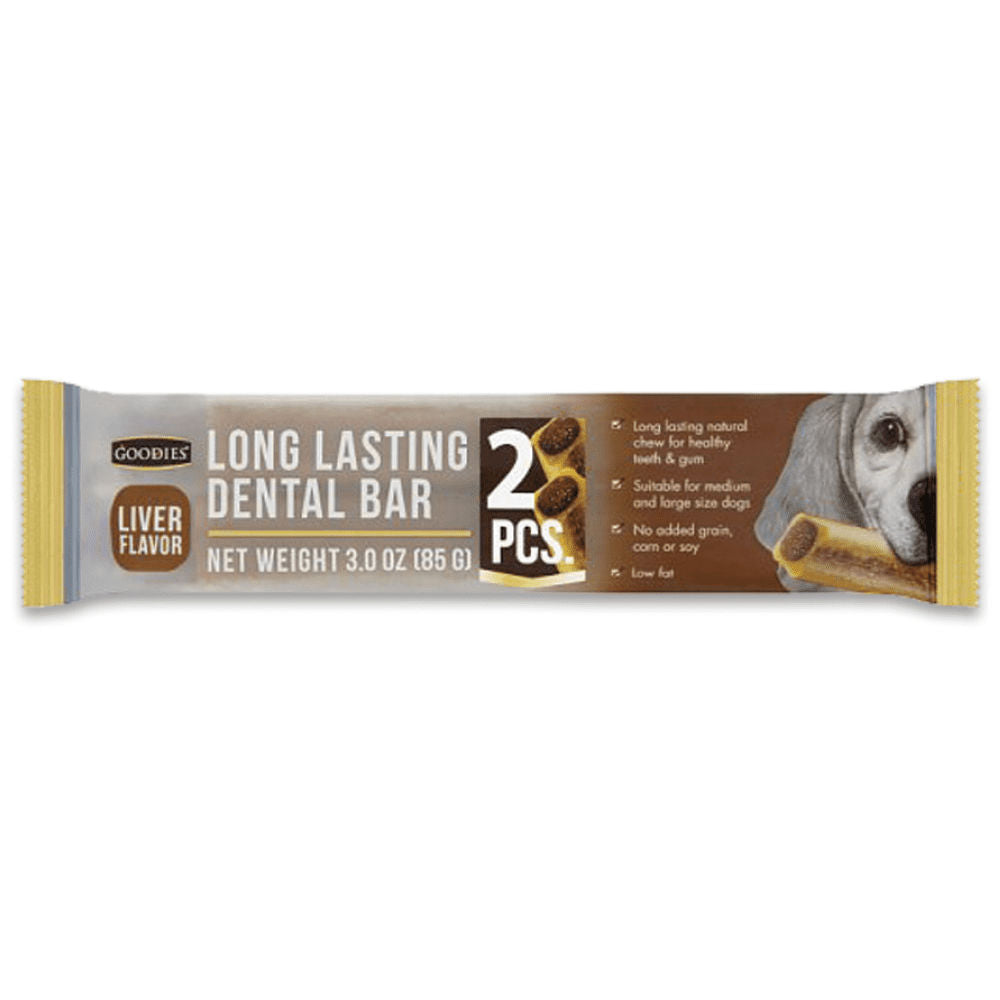 goodies-long-lasting-dental-bar-liver-dog-treats M(2pcs)