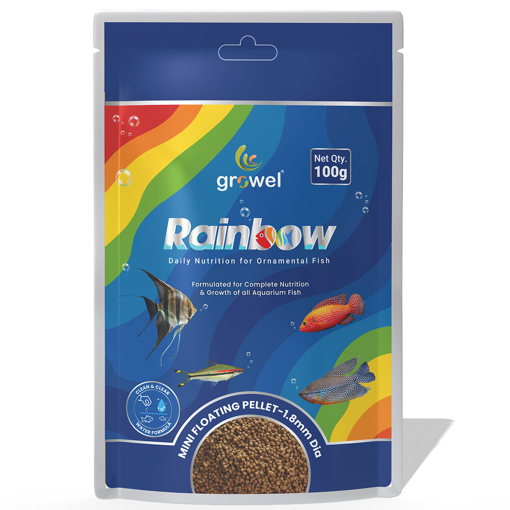Growel Rainbow Mini 1 8Mm Floating Pellet For Fish