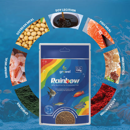 Growel Rainbow Mini 1 8Mm Floating Pellet For Fish - Image 4