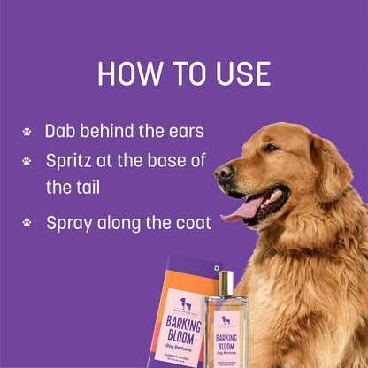 HUFT Barking Bloom Perfume For Dogs — side view