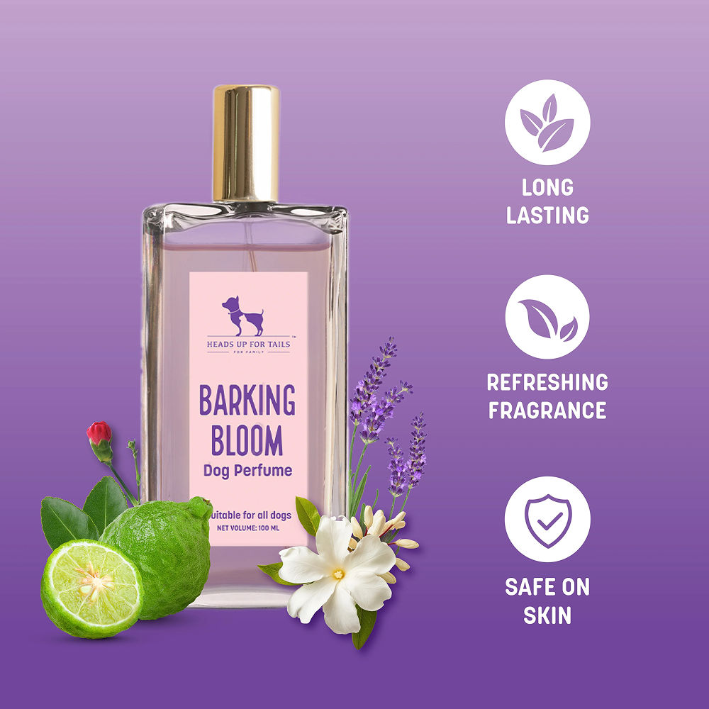 HUFT Barking Bloom Perfume For Dogs — back view
