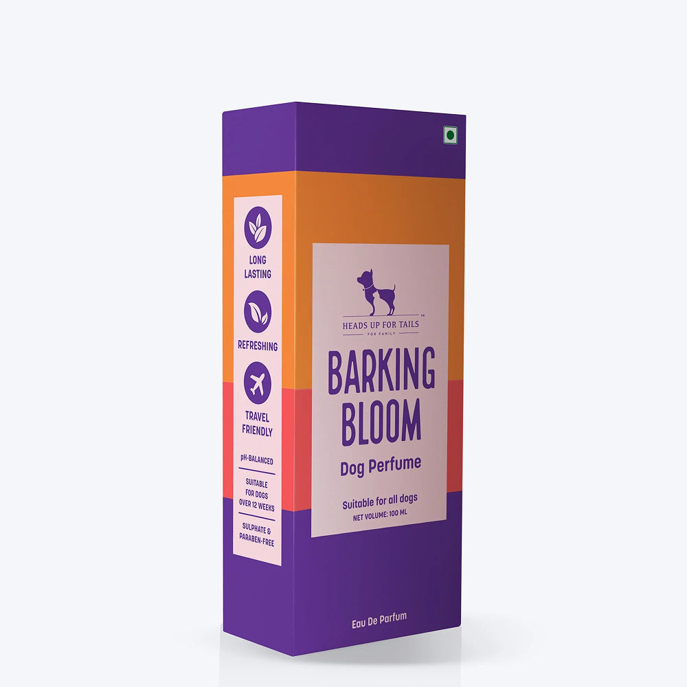 HUFT Barking Bloom Perfume For Dogs — in use
