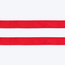 Huft Basics Nylon Leash For Dogs Crimson Red - Image 3