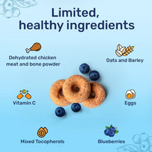 Huft Bagel Bites Gluten Free Real Chicken Blueberries Dog Treats