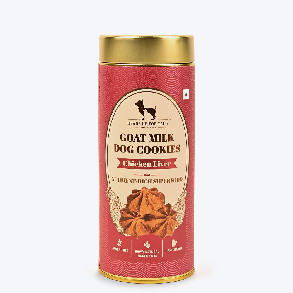 Huft Gluten Free Goat Milk Chicken Liver Cookie Dog Treats