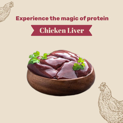 HUFT Gluten Free Goat Milk & Chicken Liver Cookie Dog Treats — side view