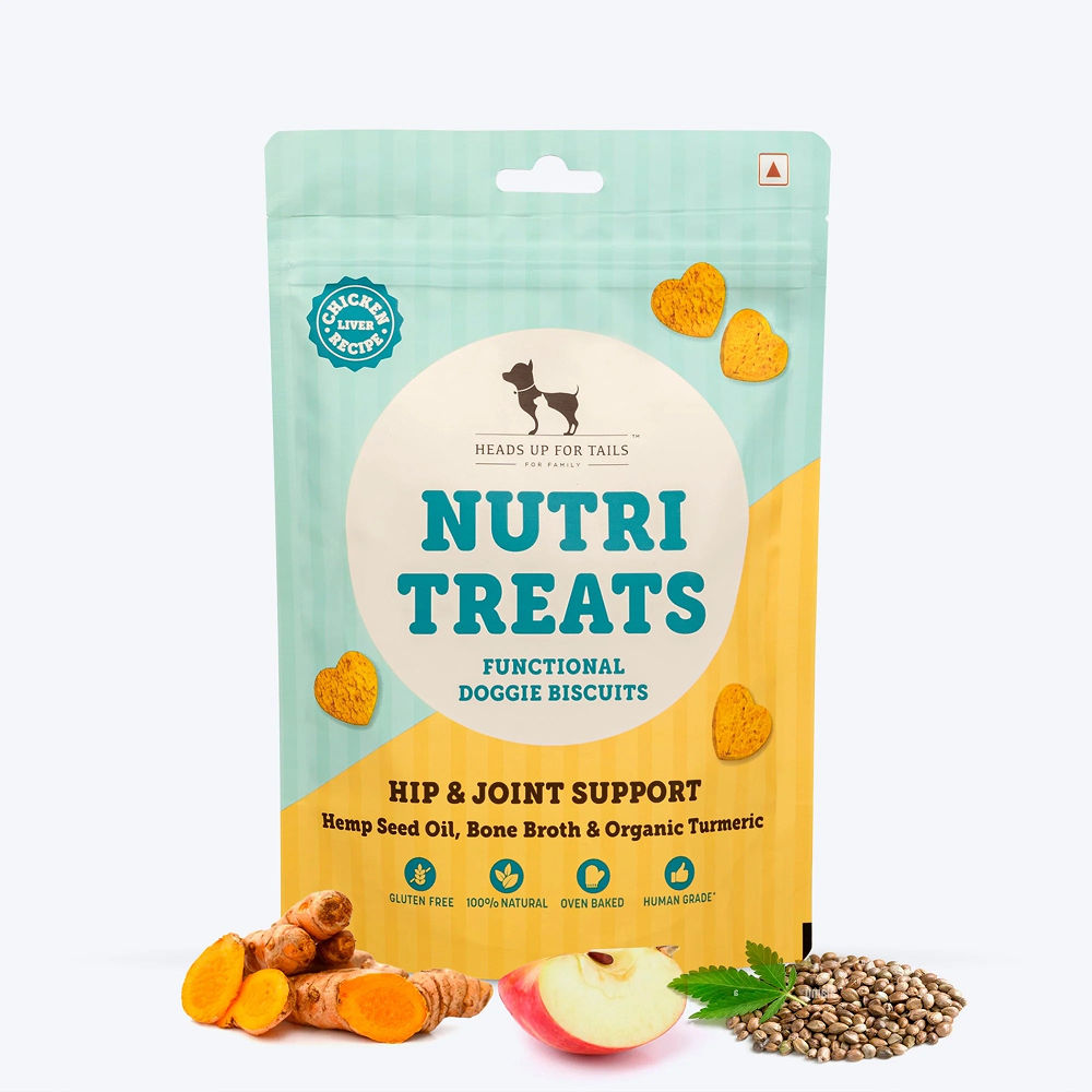 Huft Gluten Free Nutri Chicken Liver Recipe Hip Joint Support Dog Treats