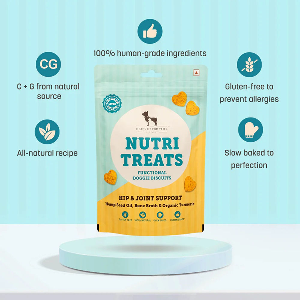 Huft Gluten Free Nutri Chicken Liver Recipe Hip Joint Support Dog Treats - Image 2